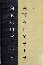 Cover of Security Analysis